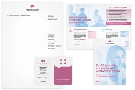 Corporate Website und Identity für Schröder Mediation aus Düsseldorf