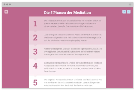 Corporate Website und Identity für Schröder Mediation aus Düsseldorf