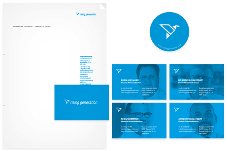 Responsive Website und Branding für Rising Generation