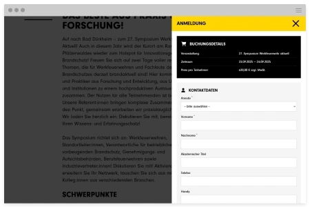 Responsive Website für den Werkfeuerwehrverband Deutschland e.V.