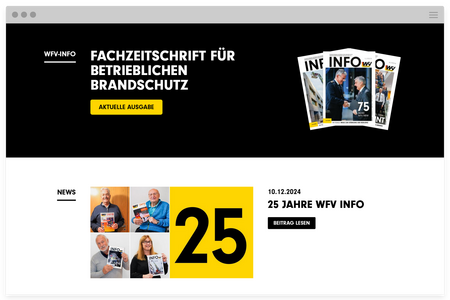 Responsive Website für den Werkfeuerwehrverband Deutschland e.V.